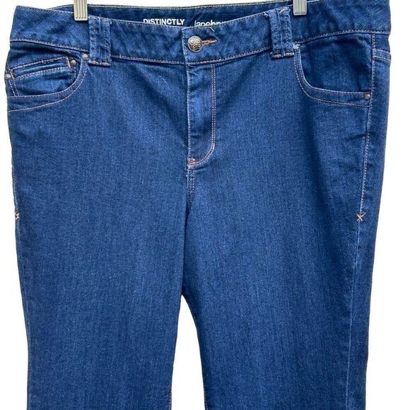 Lane Bryant Jeans Women's Size 20P Blue Stretch Distinctly Boot High Rise - Picture 2 of 11